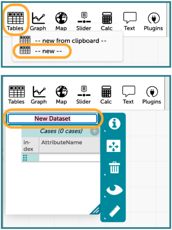 Create New Data Set