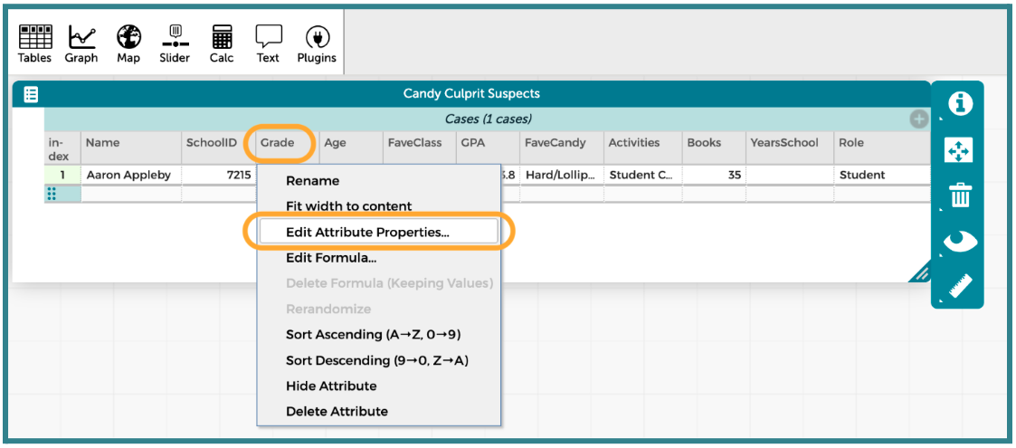 Check variable classification