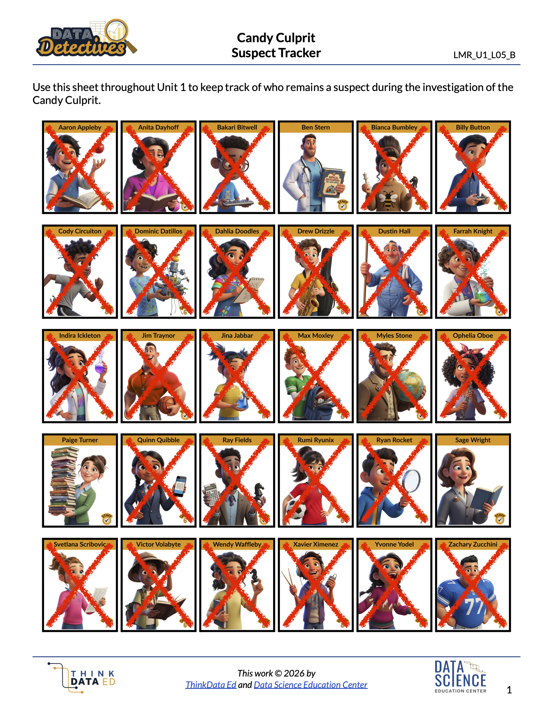 eliminated suspects